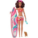 Barbie Surfer-Puppe mit Surfbrett (HPL69)