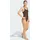 adidas Badeanzug Iconisea Ribbed Padded Braun 46