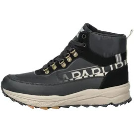 Napapijri Schnürstiefel schwarz / weißmeliert 44