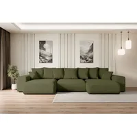 Altdecor Ecksofa mit Schlaffunktion und Bettkasten Corner Sofa Eckcouch