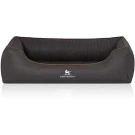 Knuffelwuff Hundebett Columbia XXL 120 x 85 cm schwarz