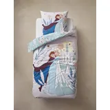 vertbaudet Bettbezug Kinder Bettwäsche-Set Disney DIE EISKÖNIGIN weiß