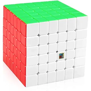 D-Fantix Original ZauberwüRfel 6x6x6 Speedcube, Meilong Stickerless Speed Cube Zauber WüRfel, 3D Puzzle Magic Cube Spielzeug, Geschenkideen Teenager MäDchen Kinder Erwachsene