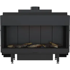 Kratki Gaskamineinsatz KRATKI LEO 9,5kW ∅100/150 Erdgas Rekuperation EKO SET