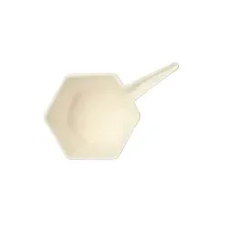 Papstar Pure Fingerfood-Schalen Hexagon, biologisch abbaubar, Nachhaltige Schalen für Fingerfood stabil umweltfreundlich und praktisch, 1 Packung = 50 Stück, Füllinhalt: 25 ml