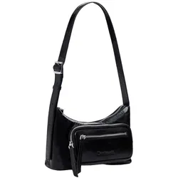 Desigual Leather Multipockets Medellin Shoulderbag Black