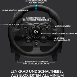 Logitech G923 Lenkrad mit Pedalen PC / PS5 / PS4