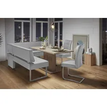 Home Affaire "Rab", 200x88x160 cm), Strukturstoff langer Schenkel links grau/hellgrau (57992906-0)