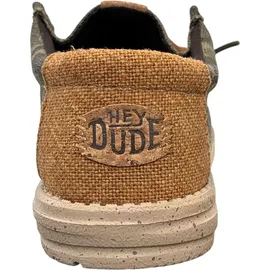 HEYDUDE Wally Palm Jute Herren Burnt Olive/Ginger Brown 43