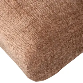 Woood Sessel Observe aus Chenille-Stoff, modern Retro Chic Design, braun, bequem gepolstert