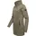 Ragwear Damen, Leichter Sweat-Übergangsmantel lang windabweisendl mit hohem Kragen Letrice Bonded Mocca24 Gr. S - S