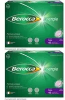 Berocca Energie Cassis Multivitamines et Minéraux aide à réduire la fatigue Capsule(S) 2x45 pc(s)
