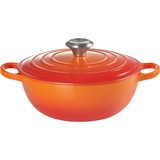 Le Creuset Signature La Marmite Bräter 24 cm ofenrot