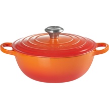 Le Creuset Signature La Marmite Bräter 24 cm ofenrot