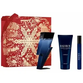 Carolina Herrera Bad Boy Cobalt Eau de Parfum 100 ml + Shower Gel 100 ml + Mini 10 ml Geschenkset