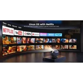 YABER U12 LED Projektor - Schwarz