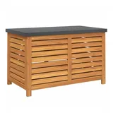 vidaXL Gartenbox 90x48x55 cm Massivholz Eukalyptus