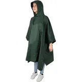 Regenponcho RipStop | Wasserdicht | Kapuze | Oliv olivgrün Einheitsgröße