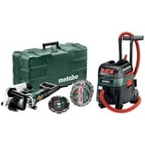 Metabo MFE 40 + ASR 35 M ACP mit 20 mm Diamantfrässcheibe 2 UP und 2 Diamant-Trennscheiben Classic UC; Kunststoffkoffer