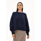 ARMEDANGELS RIB KNIT SWEATER | Pullover aus Bio-Woll Mix - blau XL
