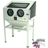 Apex - Sandstrahlkabine Sbc 220 Mit Pistole Sandstrahlgerät Sandstrahlpisole 4 Düsen