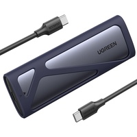 UGREEN M.2 Gehäuse NVMe USB 3.1 Gen2 10 Gbps NVMe SSD Gehäuse Adapter mit USB CC Kabel für M2 NVMe PCIe M Key und B+M Key Unterstützt UASP Ruhemodus