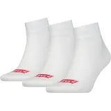 Levi's Unisex Quarter Socks White 39 42