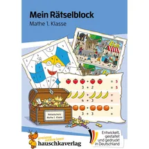 Hauschka-Verlag Mein Rätselblock Mathe 1. Klasse