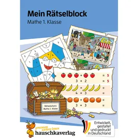 Hauschka-Verlag Mein Rätselblock Mathe 1. Klasse