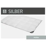 SPESSARTTRAUM Daunendecke Silber warm 100% Daunen, Füllung: 100% Daunen 135x200 cm