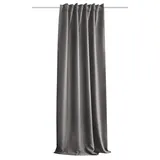HOMEbasics Schmidt Fertiggardine Acustico 135 x 160 cm Polyester Grau