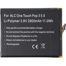 AccuCell Akku passend für Alcatel One Touch Pop 3 5.5, OT-5025, TLp029A1, CAC2910008C1