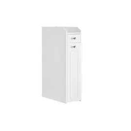 VASAGLE Midischrank 18 x 70 cm Weiß