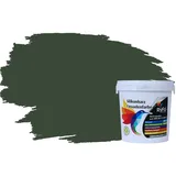 RyFo Colors Fassadenfarbe Silikonharz Fassadenfarbe Chromgrün 1l, 1 L ca. 6 m2, Wasserabweisend, diffusionsfähig, schützt vor Schmutz, Algen, Pilzen grün