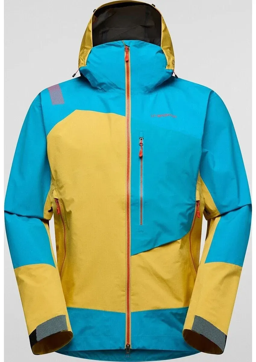 La Sportiva Alpine Guide GTX Jacket Men bamboo/tropic blue (E35B14) L
