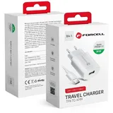 forcell Netzladegerät mit USB Stecker Typ-C-2,4A Quick Charge 3.0 Funktion Schutzsystem gegen Überhitzung und Stromstöße