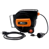 Müllner GmbH & Co.KG HM Müllner Kabeltrommel Verlängerungskabel 18m IP20 mit Slow Automatik KT18GS