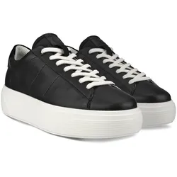 ECCO Sneaker Street Platform Chunky (Glattleder) schwarz Damen