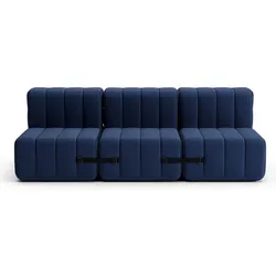 Curt Modulsofa mit Lehne JET Dunkelblau