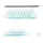 Relaxdays 100 x Kinderkleiderbügel, platzsparende Drahtbügel Jungen, Babybügel mit Kerben, PVC-beschichtet, Bügel 30 cm, türkis