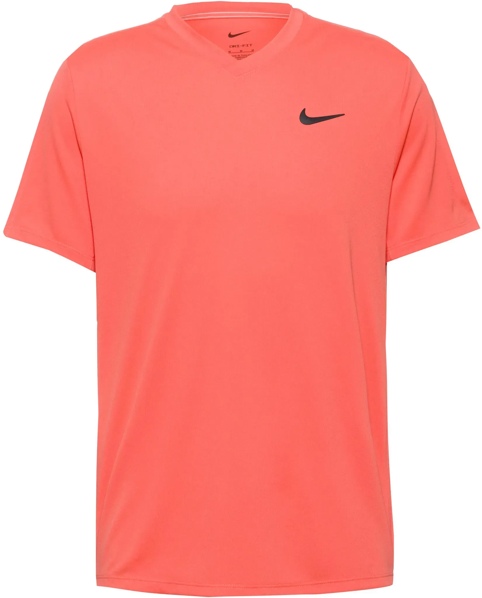 Nike Victory Tennisshirt Herren in lt wild mango-lt wild mango-black, Größe L - orange