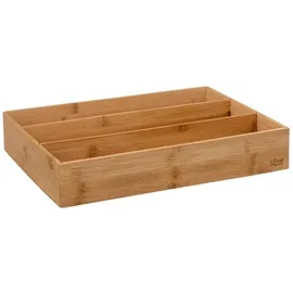 Five 5five - Besteckkasten 3 fächern Tidy Smart Kosmetik-Organizer in braun Gr.: onesize