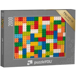 puzzleYOU Puzzle Bunte Bauklötze, 2000 Puzzleteile, puzzleYOU-Kollektionen