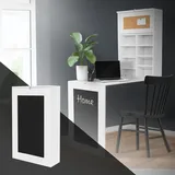 Wandklapptisch mit Regal Klapptisch Schreibtisch Multifunktional Tisch mit Tafel