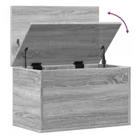 VidaXL Truhe Grau Sonoma 60x35x35 cm Holzwerkstoff