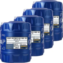 4x 20l Mannol Hydrauliköl Iso 32 Hydro Hv Paraffin-hydrauliköl: