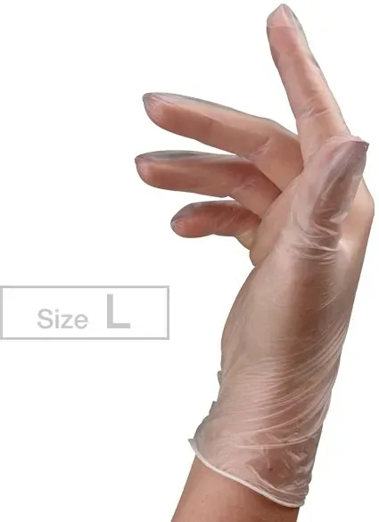 Sibel Vinyl Handschuhe Groß, Pro Packung 100 Stück