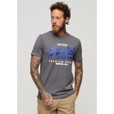Superdry T-Shirt »CLASSIC VL HERITAGE T SHIRT«, blau