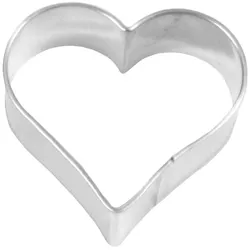 RBV BIRKMANN Birkmann Ausstechform Herz, Ausstecher, Plätzchenform, Keks, Plätzchen, Edelstahl, 3 cm, 196070