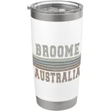 Retro Broome, Australien Doppelwandiger Edelstahl-Thermobecher